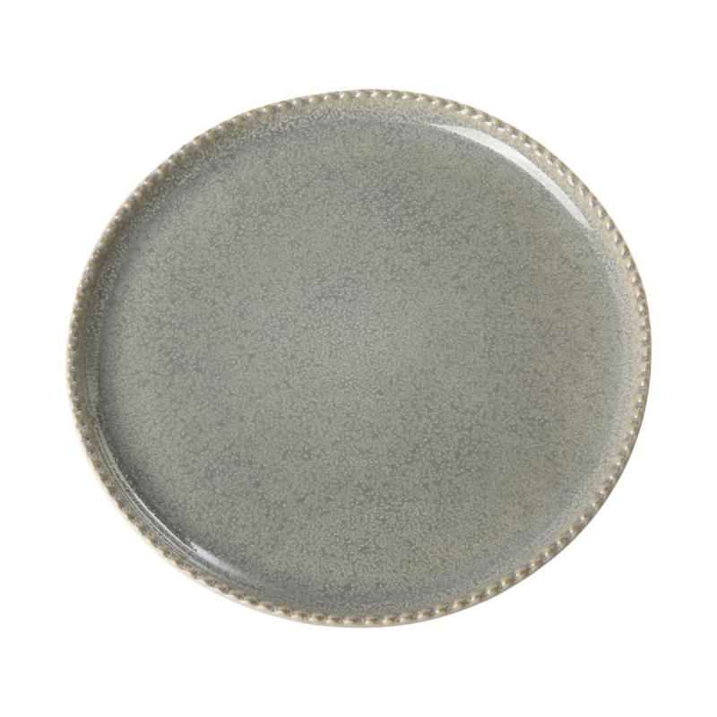 Keramik-Teller grau