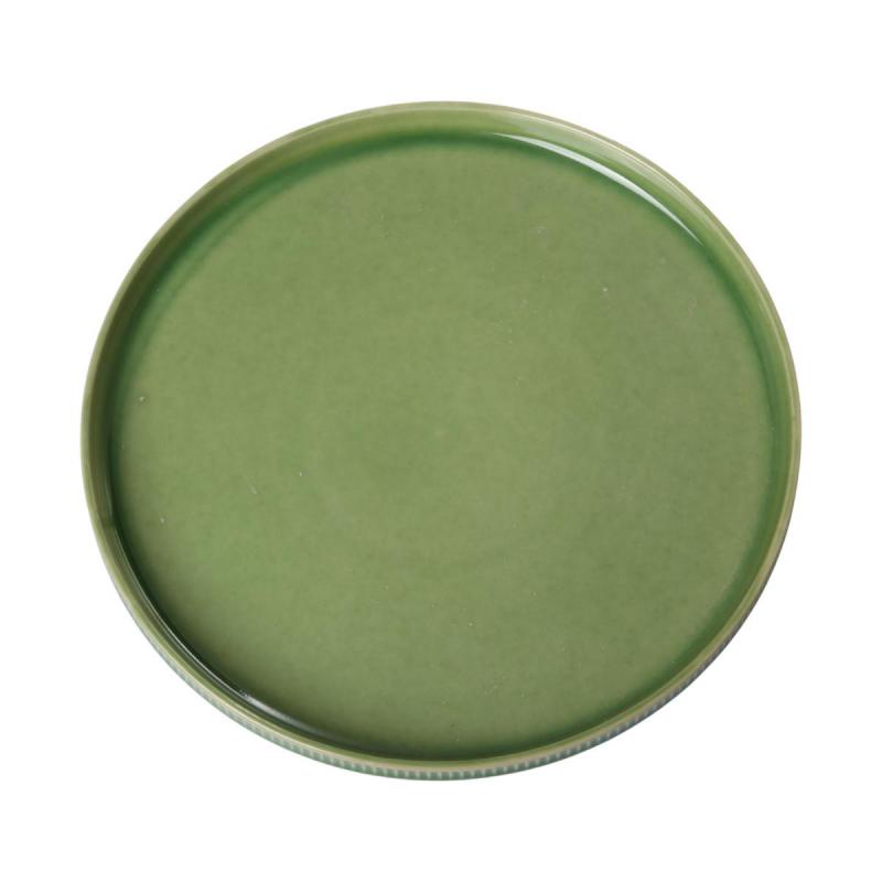 Keramik-Teller lindgrün