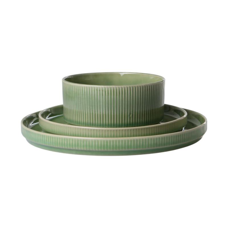 Keramik-Teller lindgrün