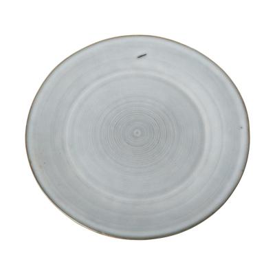 Keramik-Teller hellblau