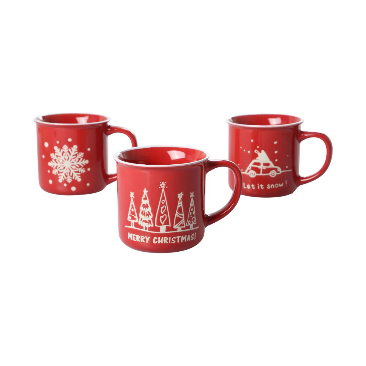Keramik-Tasse weihnachten Motivmix