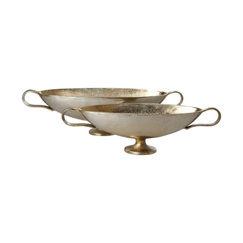 Alu-Schüssel auf Fuß