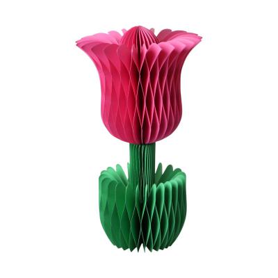 3D Papier-Tulpe fuchsia