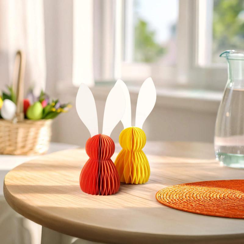 3D Papier-Hase farbmix