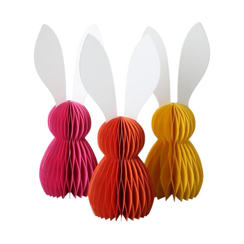 3D Papier-Hase farbmix