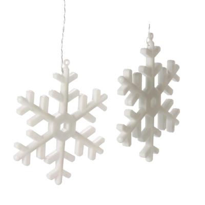 LED-Lichterkette Eiskristalle außen