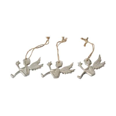 Mini-Engelh&auml;nger silber