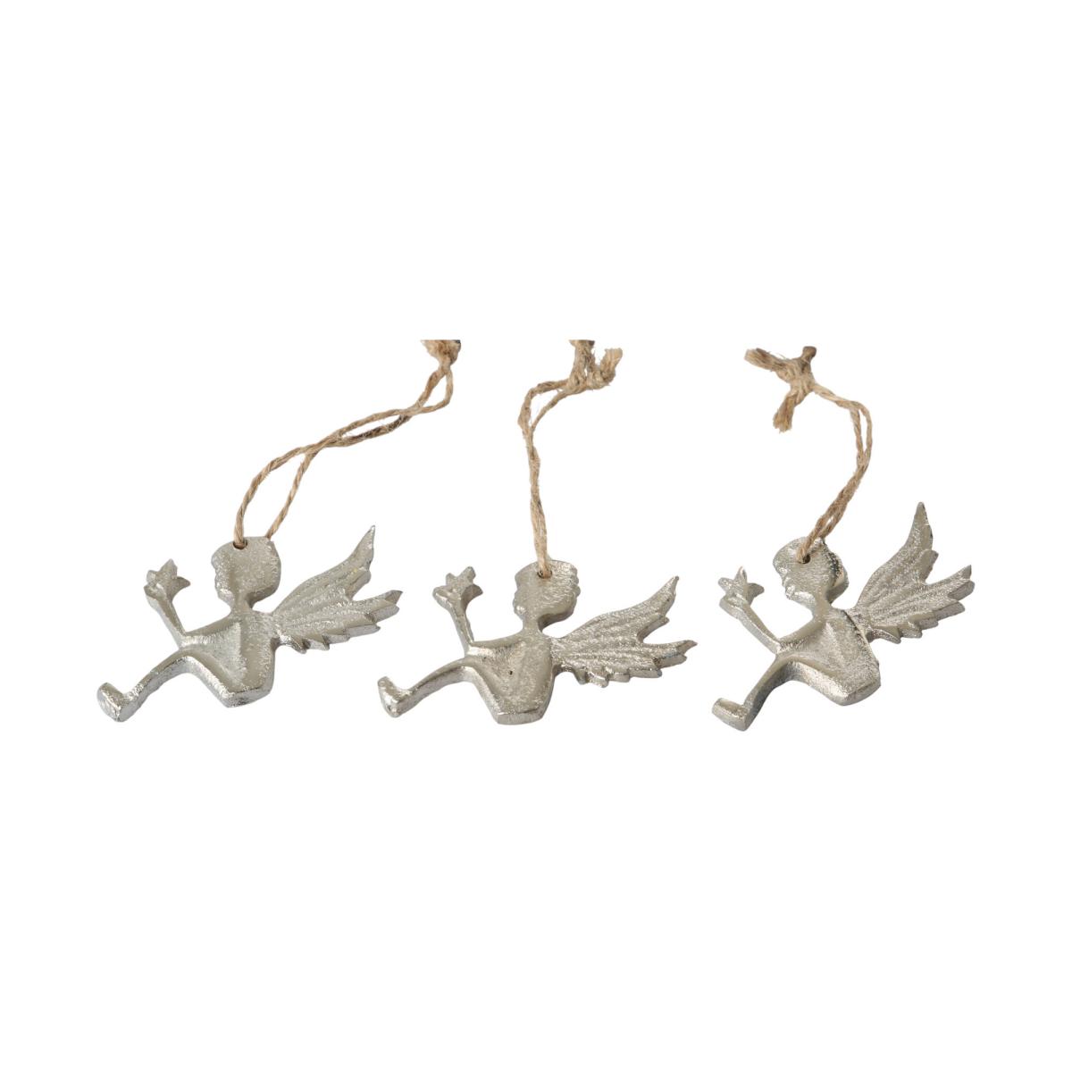 Mini-Engelh&auml;nger silber