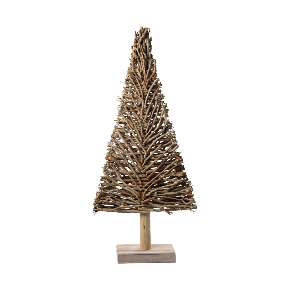 Holzbaum mit LED-Beleuchtung