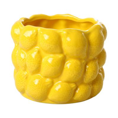 &Uuml;bertopf Zitrone