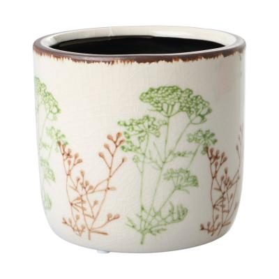 Vase mit Blumenmotiv