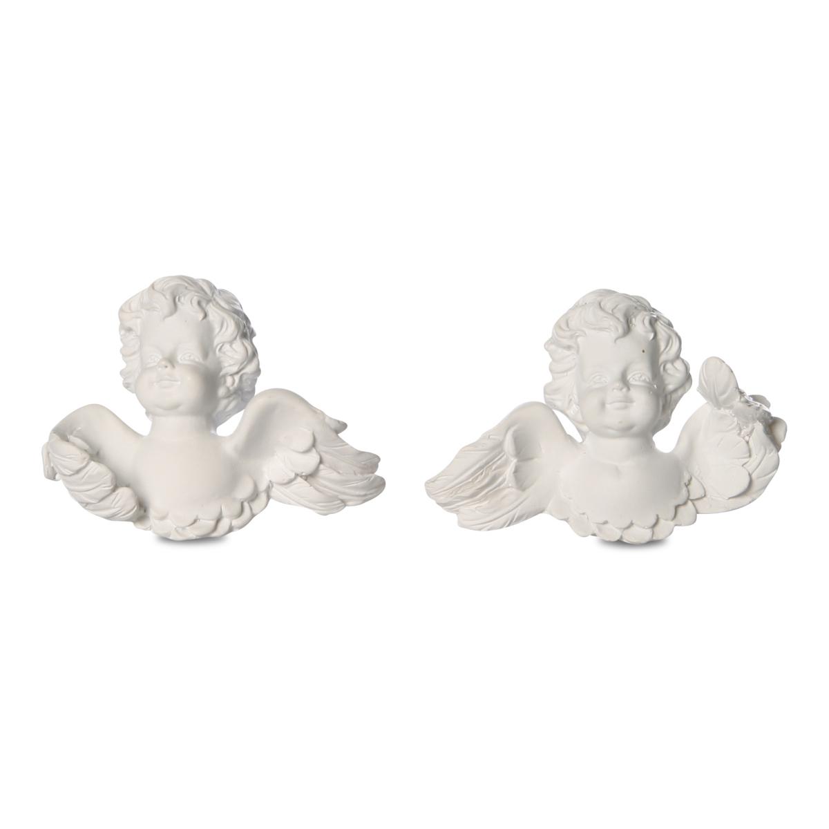 Engelkopf flach mit Draht Motivmix