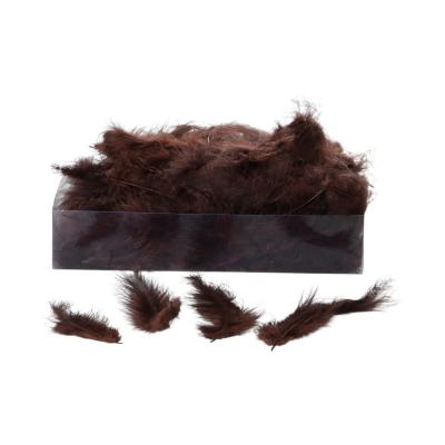 Maraboufedern braun