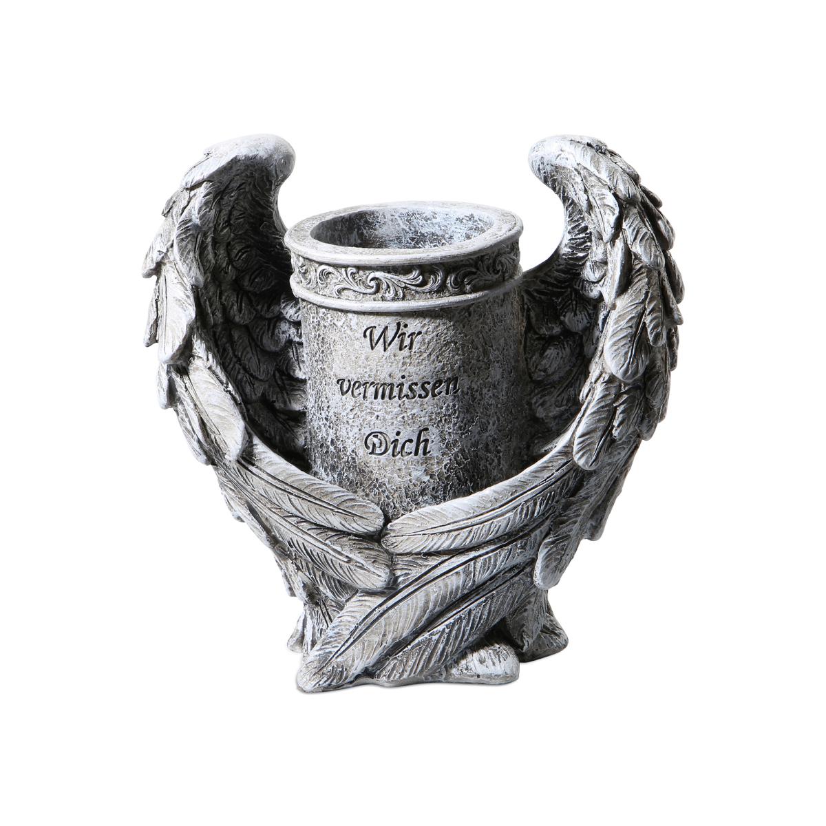 Kerzenhalter mit Flügel