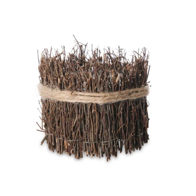 Weidenzweig-Schale rund mit Sisal