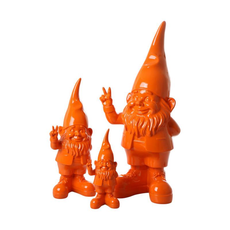 Gartenzwerg Victory orange