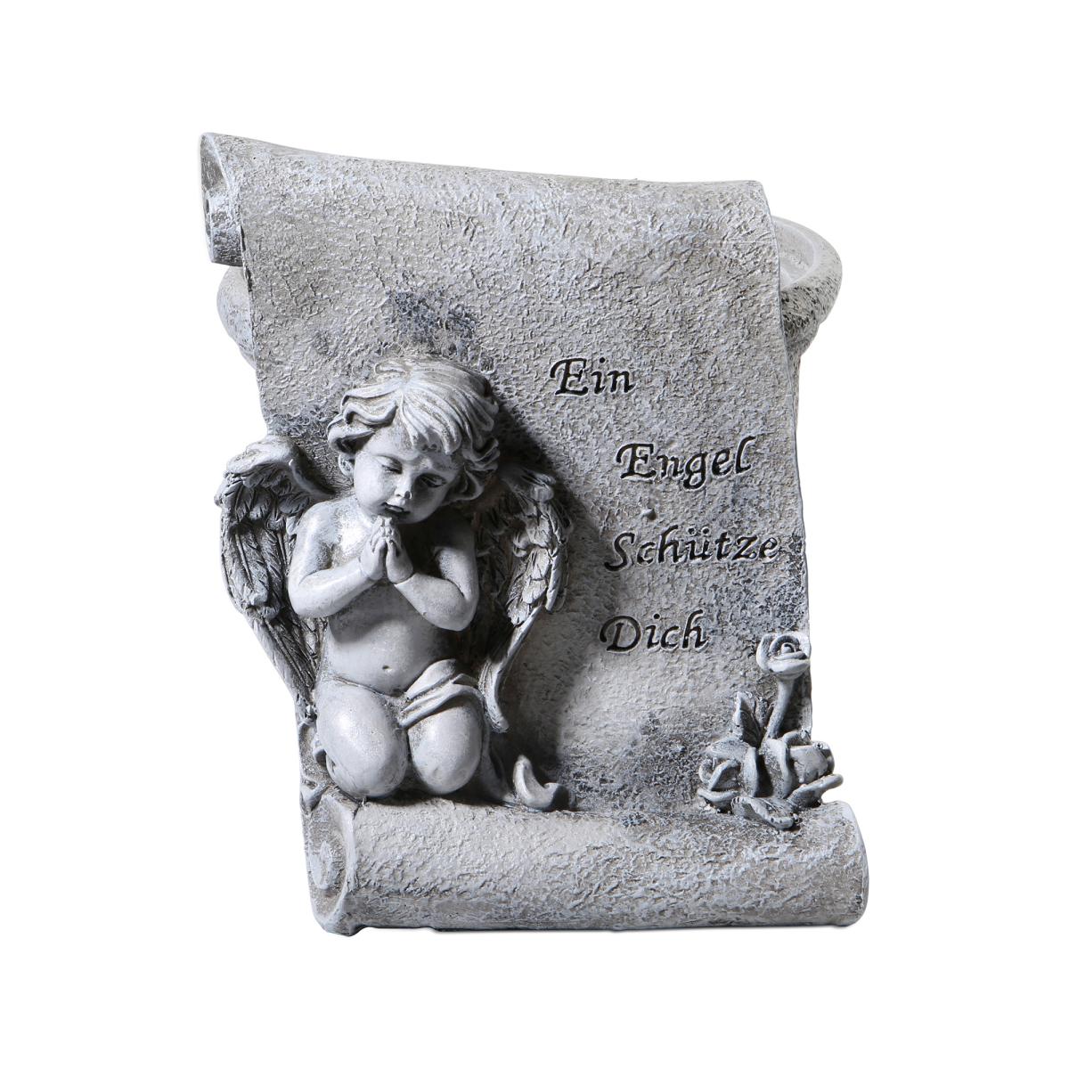 Schriftrolle mit Engel