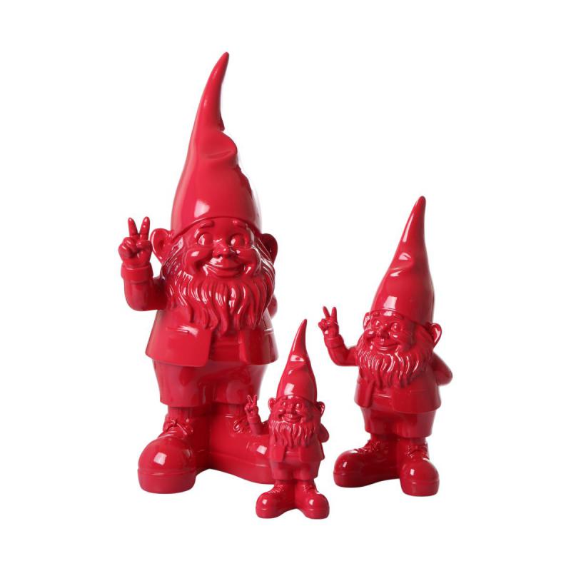 Gartenzwerg Victory pink