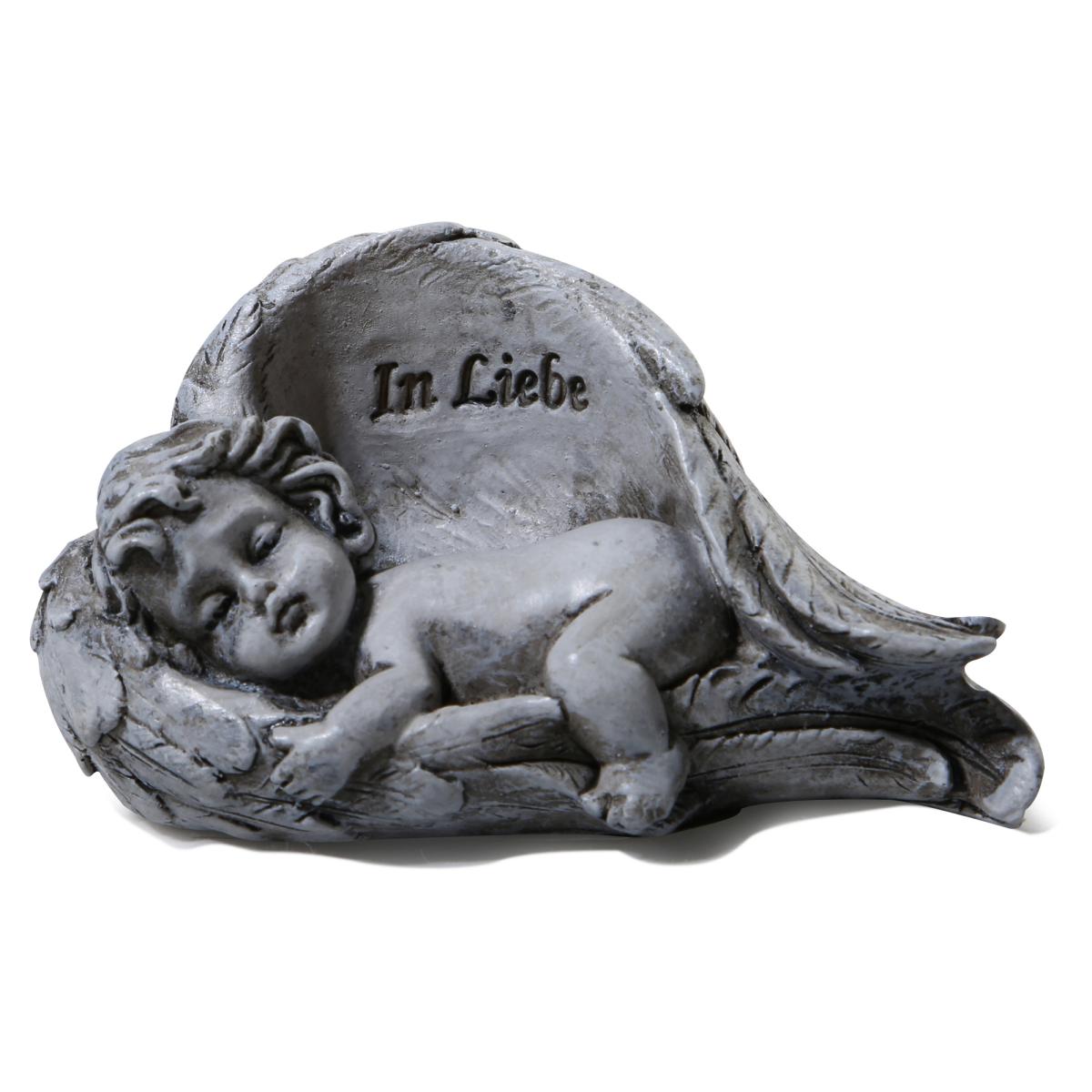 Engel schlafend in Herzform