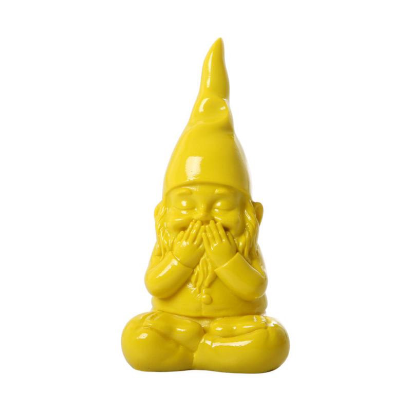 Gartenzwerg nicht sprechen gelb