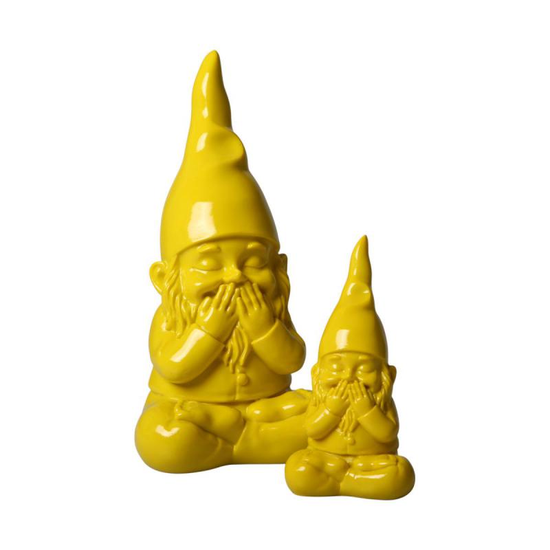 Gartenzwerg nicht sprechen gelb