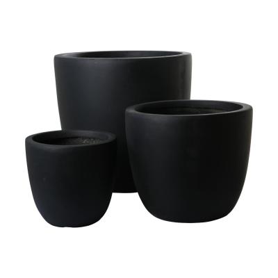 Leichtzement Pflanzk&uuml;bel anthrazit