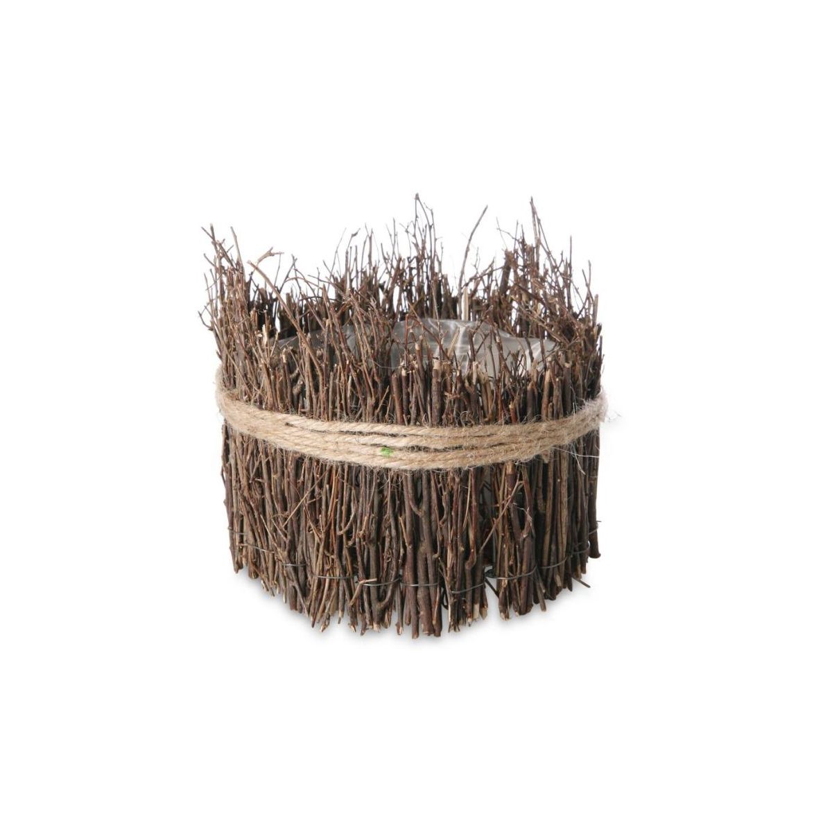 Weidenzweig-Schale rund mit Sisal