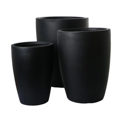 Leichtzement Pflanzk&uuml;bel anthrazit