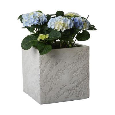 Leichtzement Pflanzkubus antikwei&szlig;