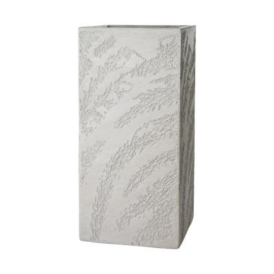 Leichtzement Pflanzkasten hoch antikwei&szlig;