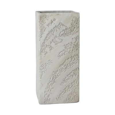 Leichtzement Pflanzkasten hoch antikwei&szlig;