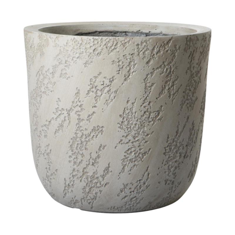 Leichtzement Pflanzk&uuml;bel antikwei&szlig;