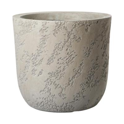 Leichtzement Pflanzk&uuml;bel antikwei&szlig;