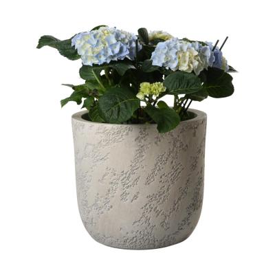 Leichtzement Pflanzk&uuml;bel antikwei&szlig;