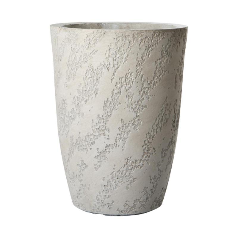 Leichtzement Pflanzgef&auml;&szlig; antikwei&szlig;