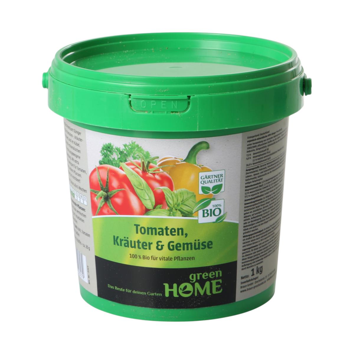 Green Home Bio Tomaten, Kr&auml;uter und Gem&uuml;se 1 kg