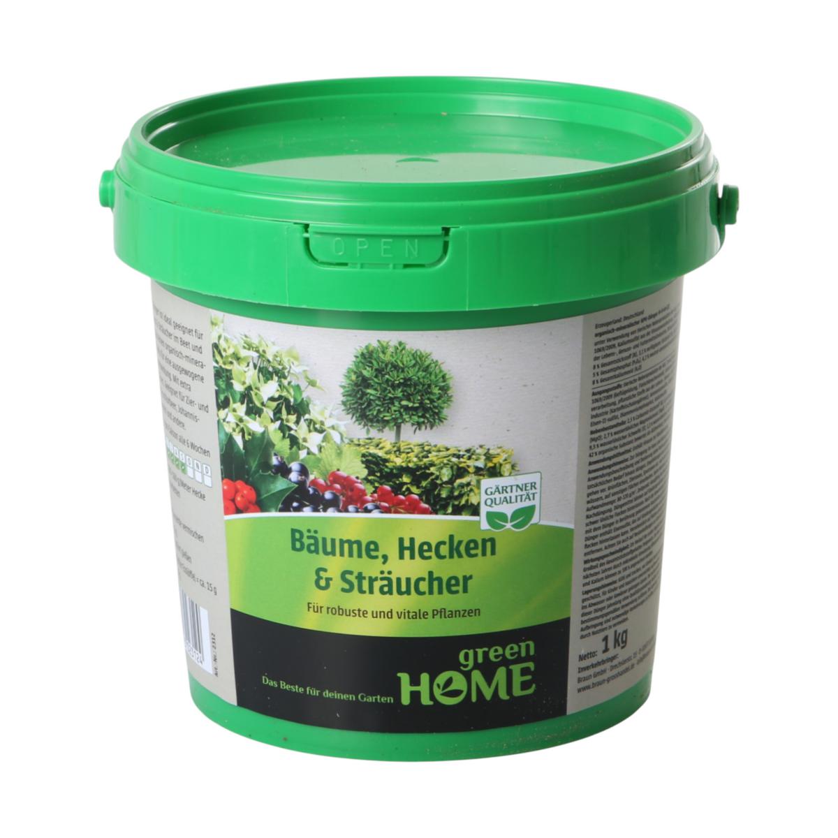 Green Home B&auml;ume, Hecken & Str&auml;ucher D&uuml;nger  1 kg