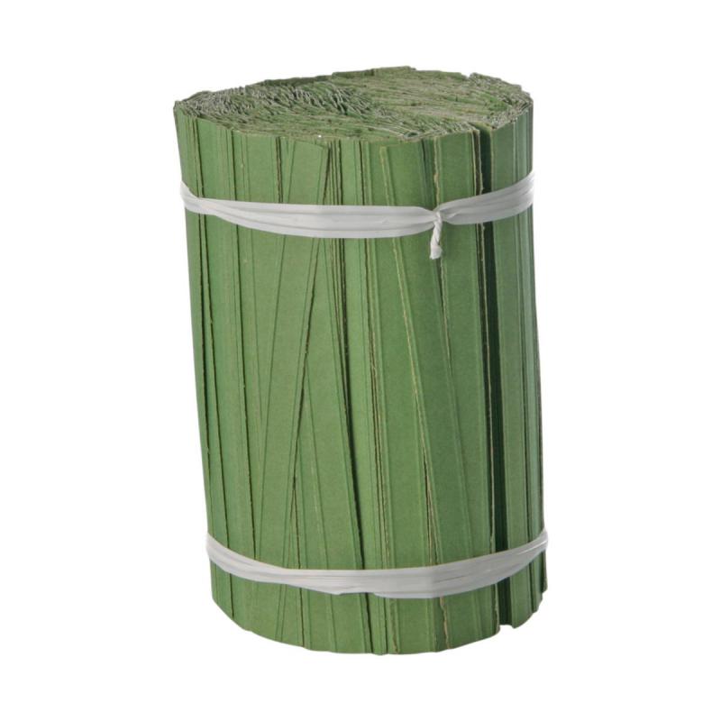 Bindestreifen 2-Draht gr&uuml;n 12cm