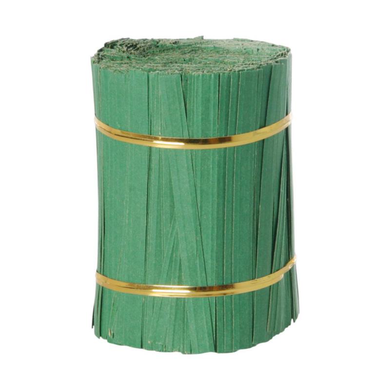 Bindestreifen 15cm 2-Draht gr&uuml;n