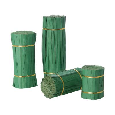 Bindestreifen 15cm 2-Draht gr&uuml;n