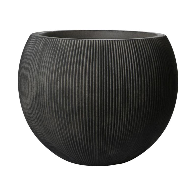 Aged Lite K&uuml;bel bauchig Vintage Black