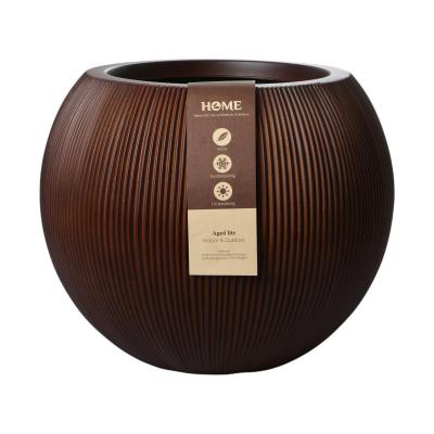 Aged Lite K&uuml;bel bauchig Cedar Brown