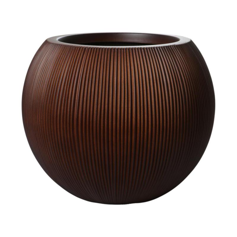 Aged Lite K&uuml;bel bauchig Cedar Brown