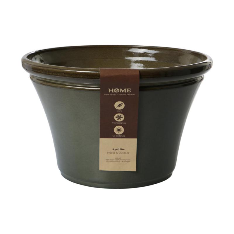 Glaze Lite K&uuml;bel konisch Gradiant Olive