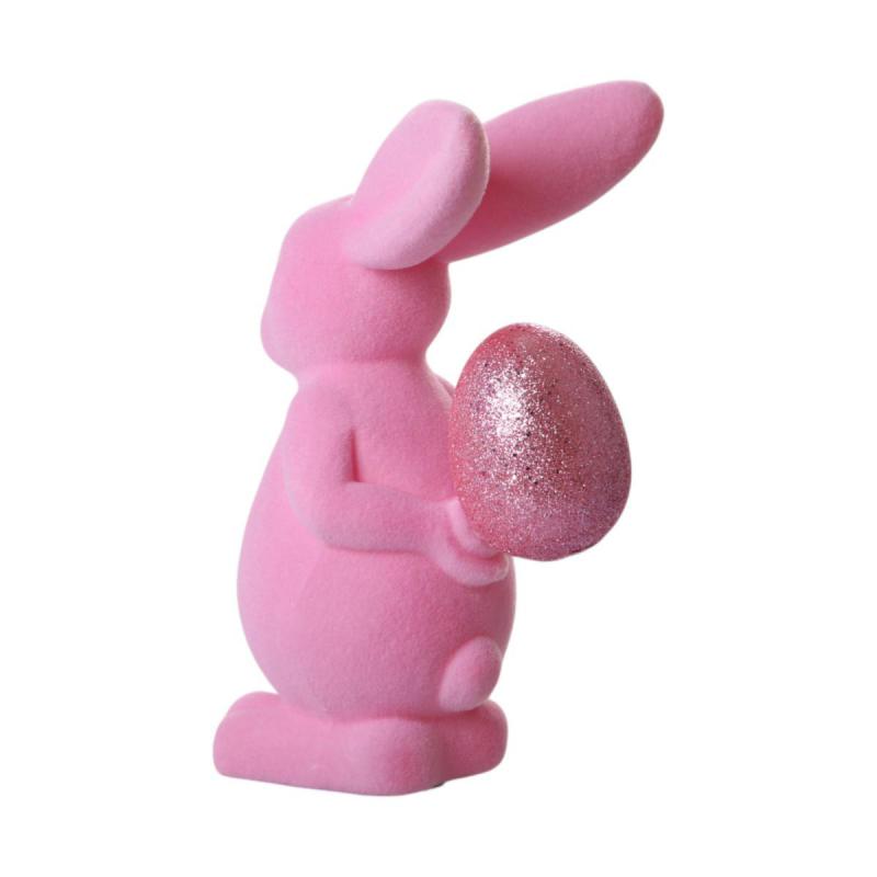 Filz-Hase mit Ei rosa