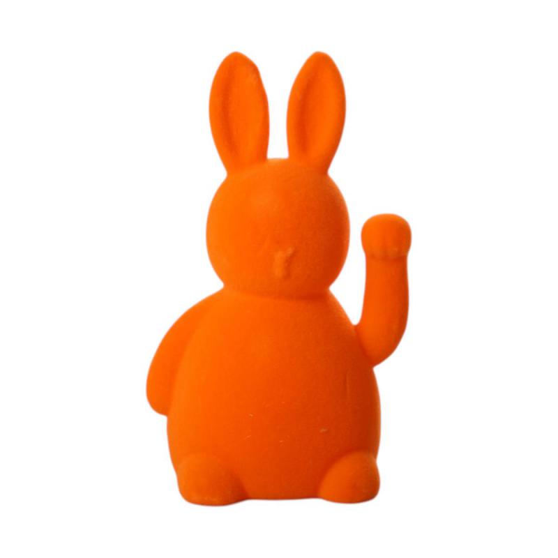 Filz-Hase fuchsia/orange mix