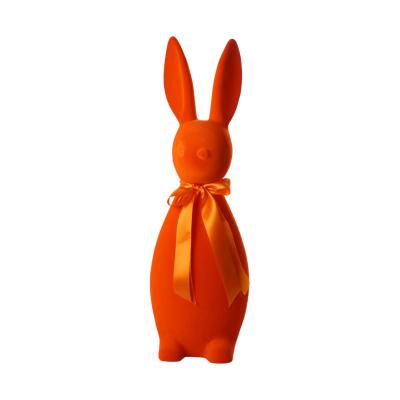 Filz-Hase mit Schleife orange