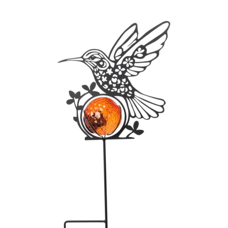 Solarleuchte-Kolibri am Stick Farbmix