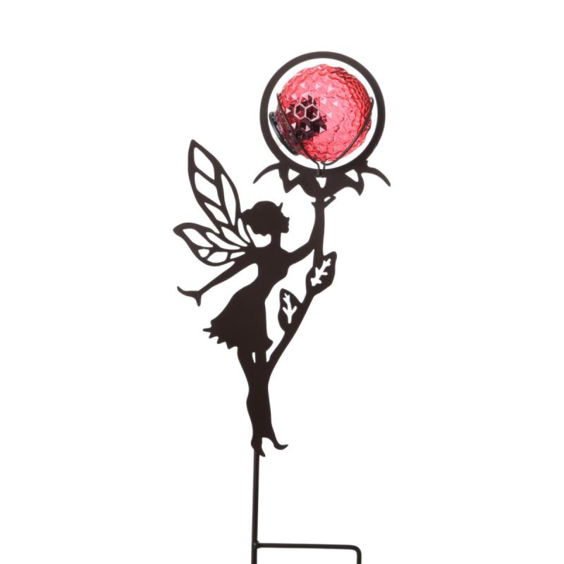 Solarleuchte-Fee am Stick Farbmix