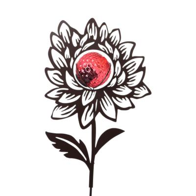 Solarleuchte-Blume am Stick Farbmix